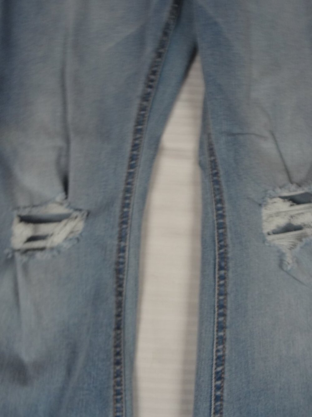 TRUE CRAFT HIGH RISE FLARE WOMEN MEDIUM BLUE JEAN BELL STRETCH L686 - Picture 2 of 4